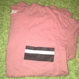vs pink long sleeve tee